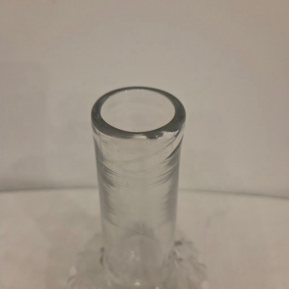 Scott Darlington clear glass decanter/vase 9.5" vintage 1993 - Picture 4 of 4